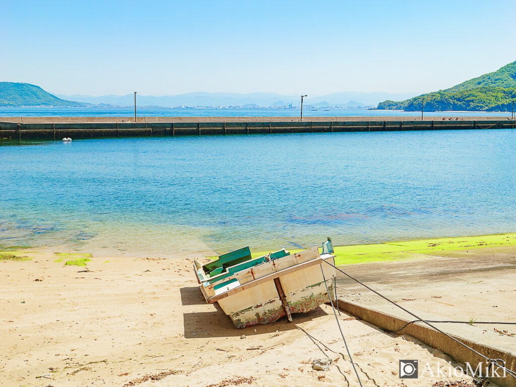 男木島の風景　男木島漁港