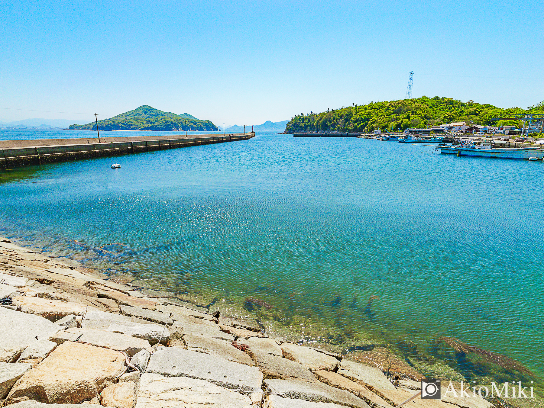 男木島　防波堤