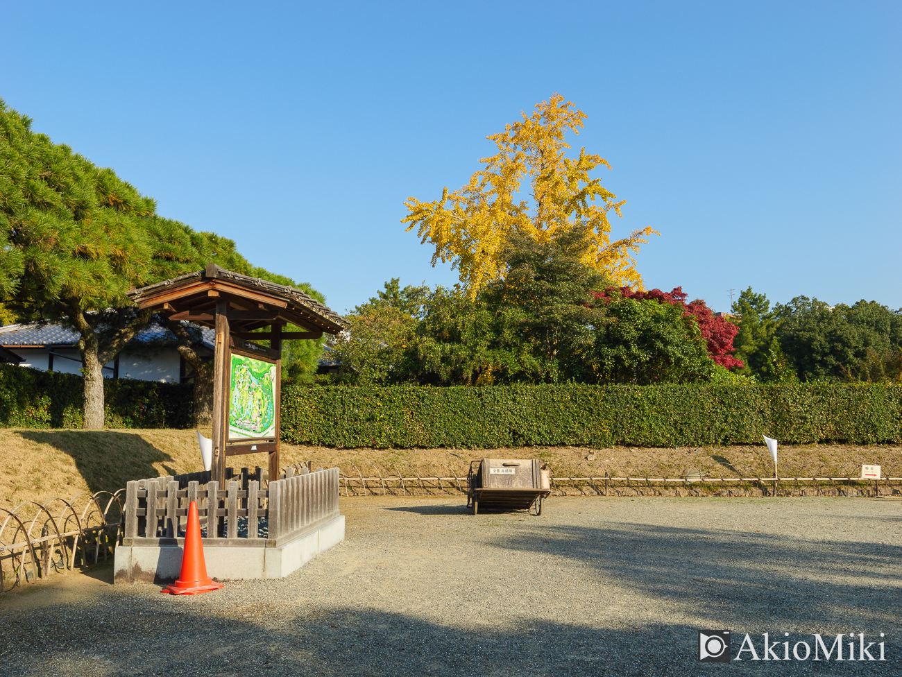 紅葉の栗林公園　昼