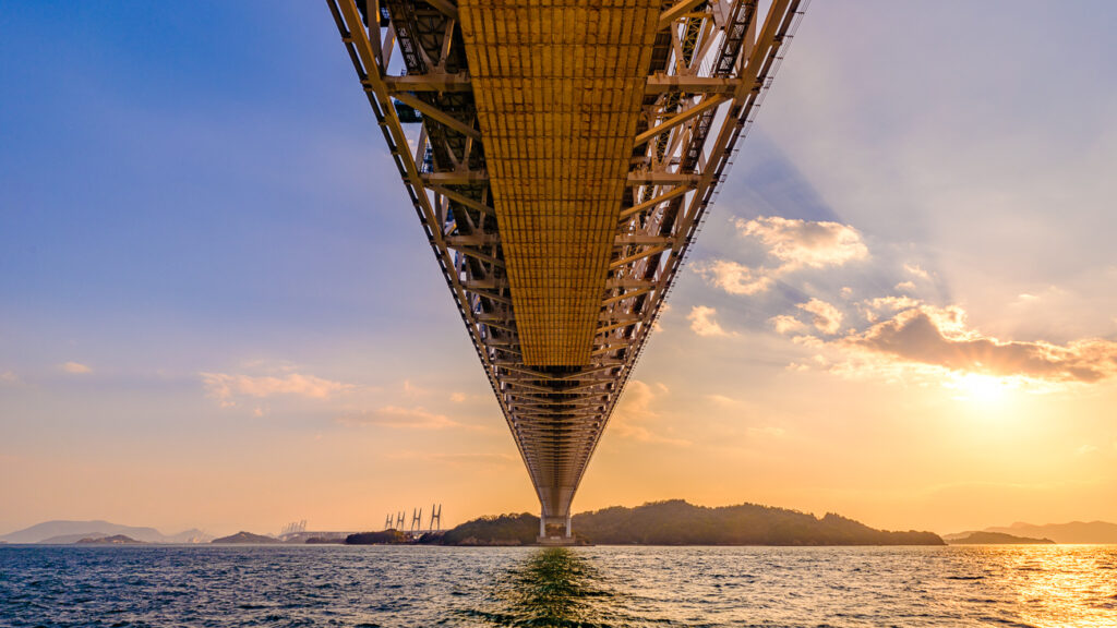 田土浦公園　瀬戸大橋